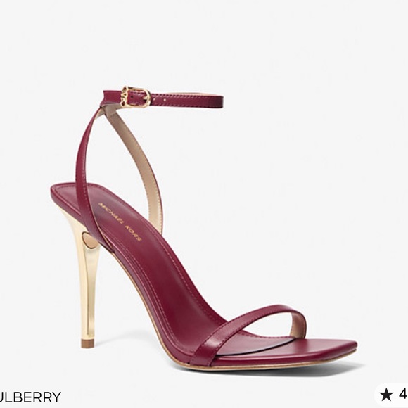 Michael Kors Shoes - NWB MICHAEL KORS Liana Leather Sandal size 8 color
Mulberry heels